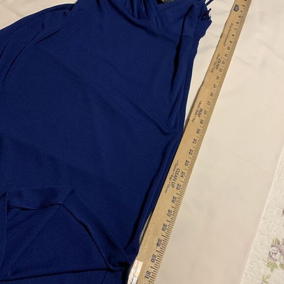 Rimini Petites Size 4 formal maxi dress with sequined spaghetti straps - Picture 8 of 10